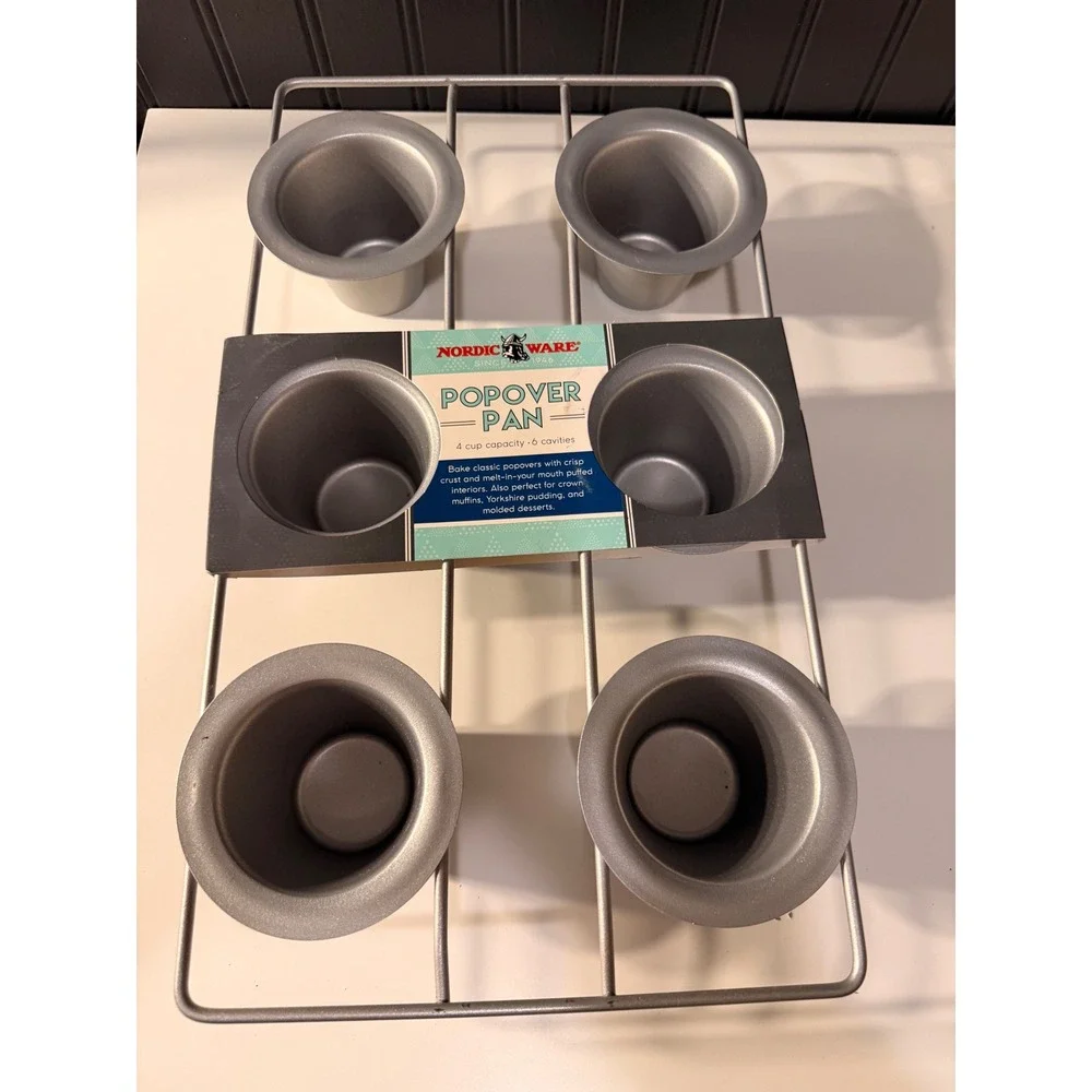 Nordic Ware Popover Pan 6 cavities new